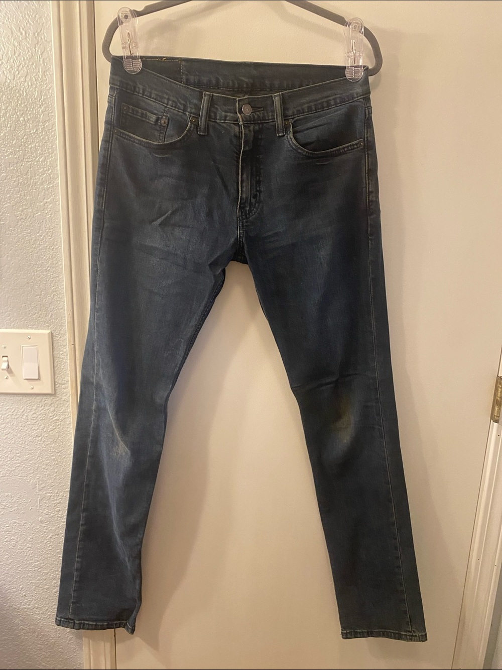 Levi's Slim Jeans in Dark Blue Wash